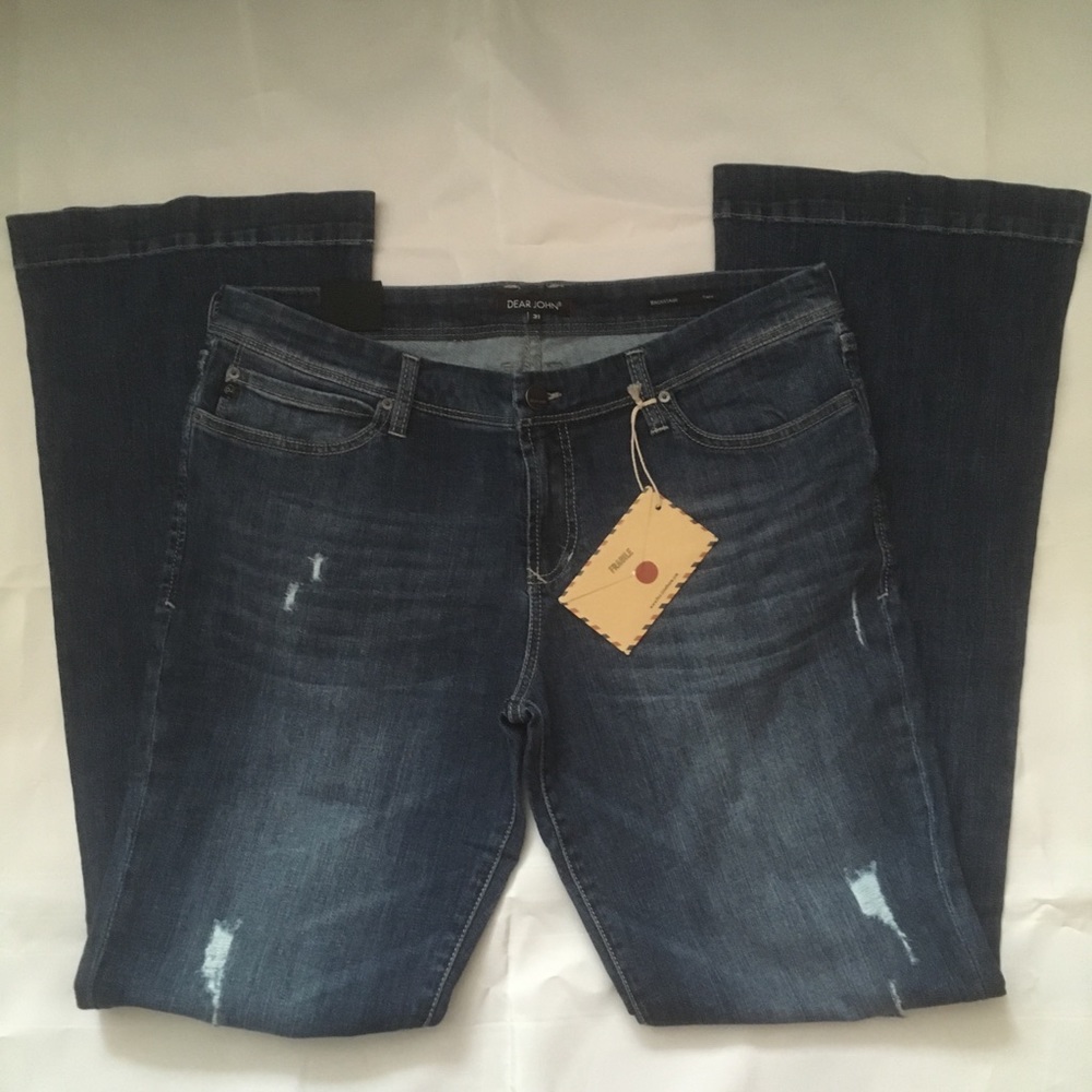 Dear John Backstage Flare Jeans NWT size 31.